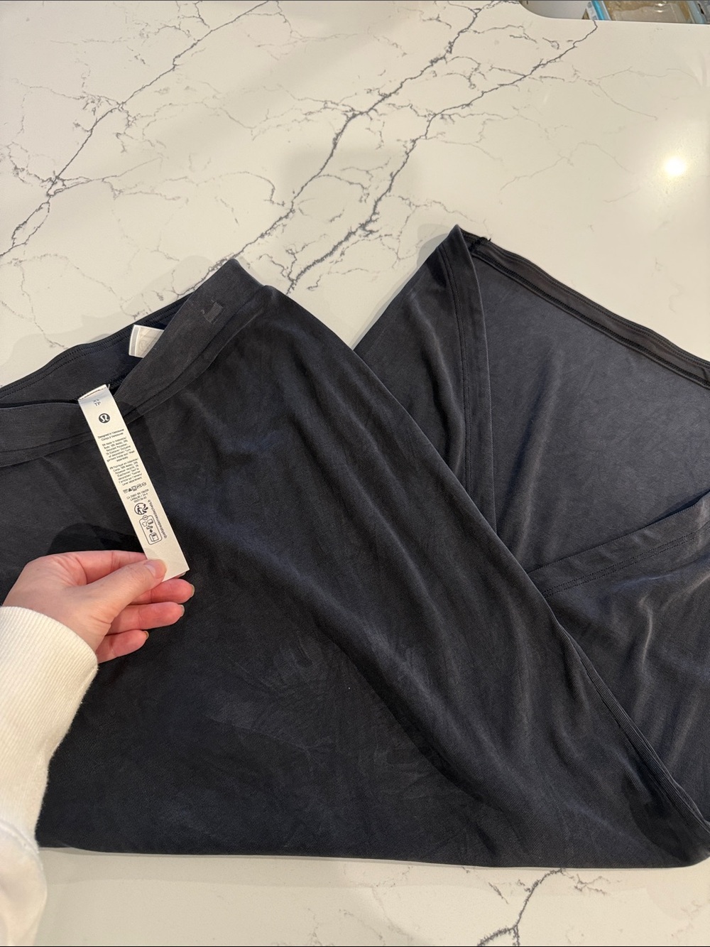 Lululemon Drapey Softstreme Column Midi Skirt
